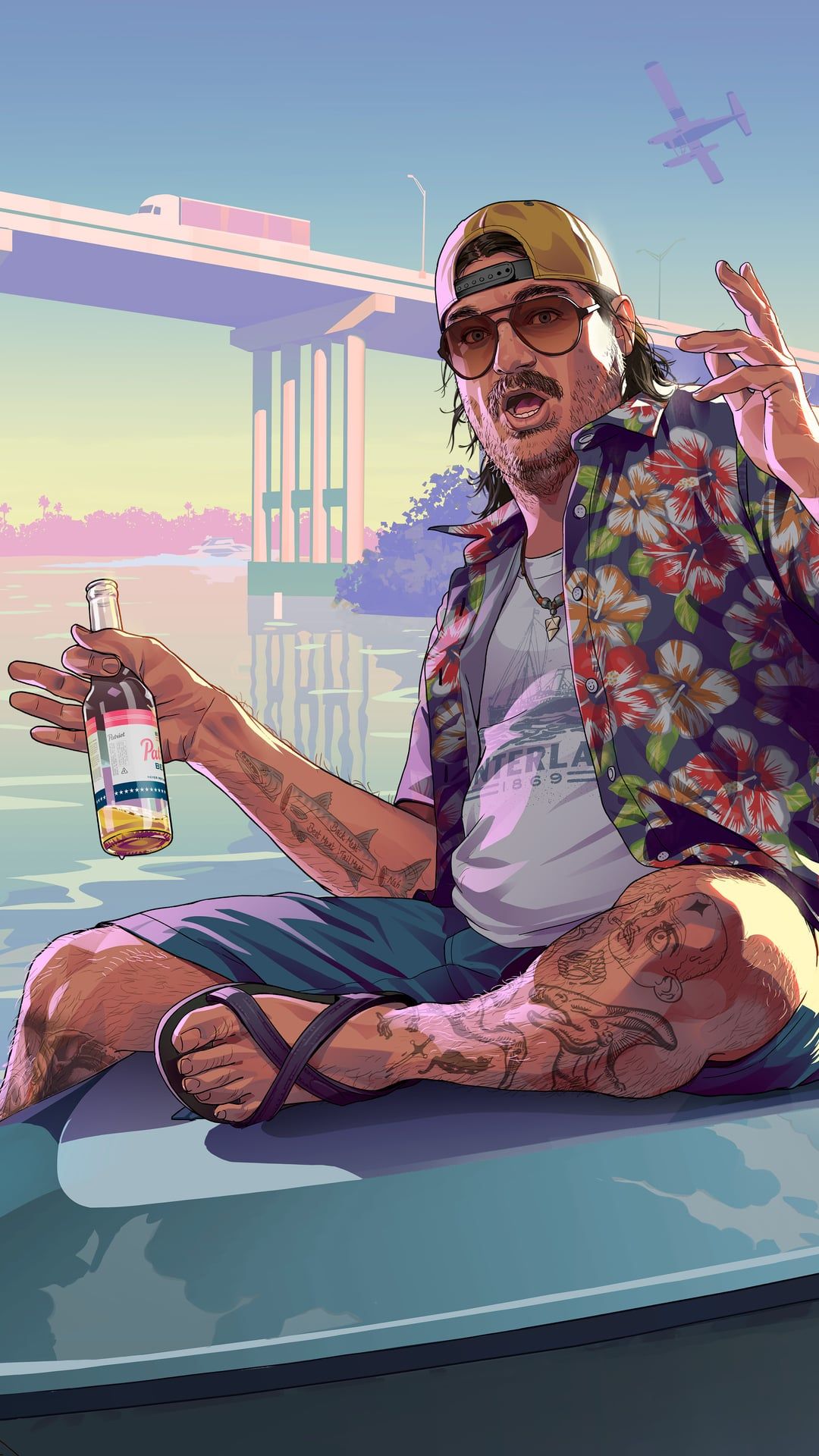 Cal Hampton, Jason’s conspiracy-minded friend in the Keys.