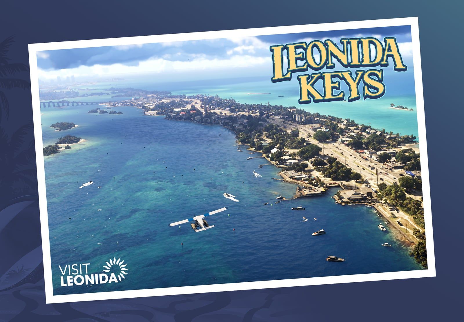 Leonida Keys “Visit Leonida” postcard